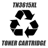 Tech Compatible Brother TN3615XL Black Maximum Yield Toner Cartridge